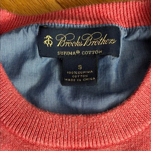 Brooks Brothers red and Blue Striped Crewneck knit Sweat shirt - Picture 2 of 4